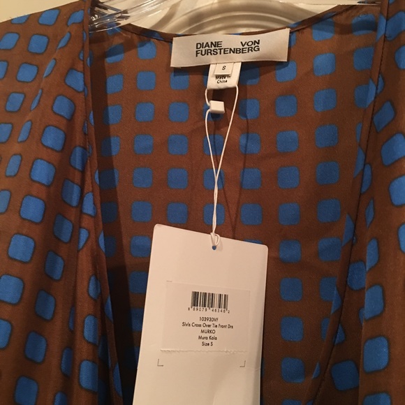 DIANE VON FURSTENBERG Sleeveless Dress Size S NWT - Picture 4 of 8